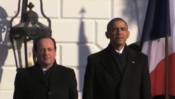 Obama Welcomes Hollande to White House