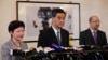 香港特首表示 願與抗議領袖會談
