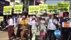 ကလေးမြို့က စစ်အာဏာသိမ်းဆန့်ကျင်ရေး ဆန္ဒပြပွဲ