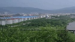 두만강변의 중국도시 투먼