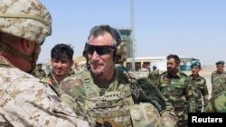 Tướng Mỹ John Nicholson tại tỉnh Helmand, Afghanistan (ảnh tư liệu, 4/2017)
