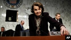 La senadora Dianne Feinstein, de California, es la demócrata de mayor rango en el Comité Judicial del Senado de EE.UU.