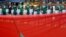 Les joueurs du Maroc lors du match contre l'Egypte, Gabon, le 29 janvier 2017.