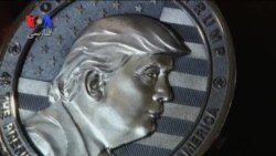 سکه یک کیلویی با عکس ترامپ در روسیه برای رئیس جمهوری جدید آمریکا