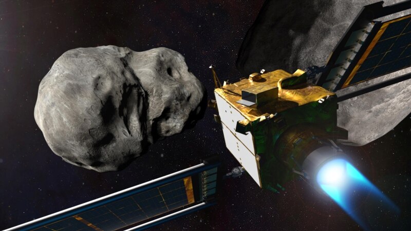 NASA Spacecraft Crashes into  Asteroid to  Test Earth Defense