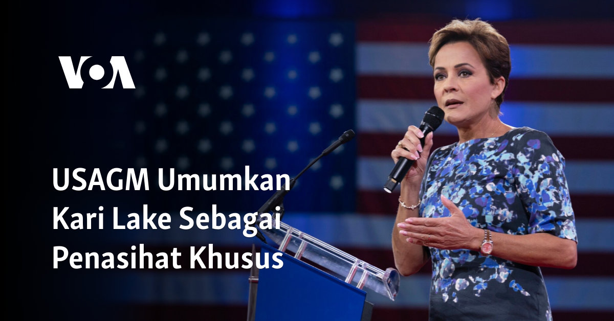 USAGM Umumkan Kari Lake Sebagai Penasihat Khusus