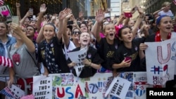 U.S. Women's World Cup Champions Celebrate in New York