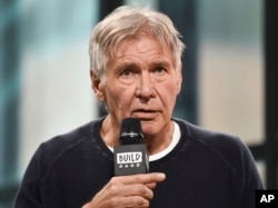 Actor Harrison Ford participates in the BUILD Speaker Series to discuss the film "Blade Runner 2049" at AOL Studios, Sept. 27, 2017, in New York.