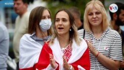 En Fotos: Continúan las protestas contra Lukashenko en Zhodino y Minsk 