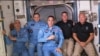 国际空间站机组人员欢迎美国宇航员
