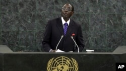President Robert Mugabe at the UN General Assembly. File photo.