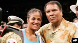 Muhammad Ali na mwanawe wa kike, Laila Ali