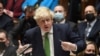 FILE - British Prime Minister Boris Johnson speaks during the weekly question time debate at Parliament in London, Jan. 19, 2022. 