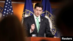 Paul Ryan, presidente de la Cámara de Representantes asegura que están trabajando con la Casa Blanca juntos para derogar Obamacare y asegura que no hay divisiones.