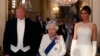 Перший день державного візиту президента Дональда Трампа у Великій Британії закінчився бенкетом у королівському Букінгемському палаці