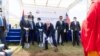 U.S. Ambassador Michael Klecheski is seen at the groundbreaking for a water purification system to ensure Ulaanbaatar has enough water to support Mongolia’s growing population, industries, and needs, August 20, 2021.