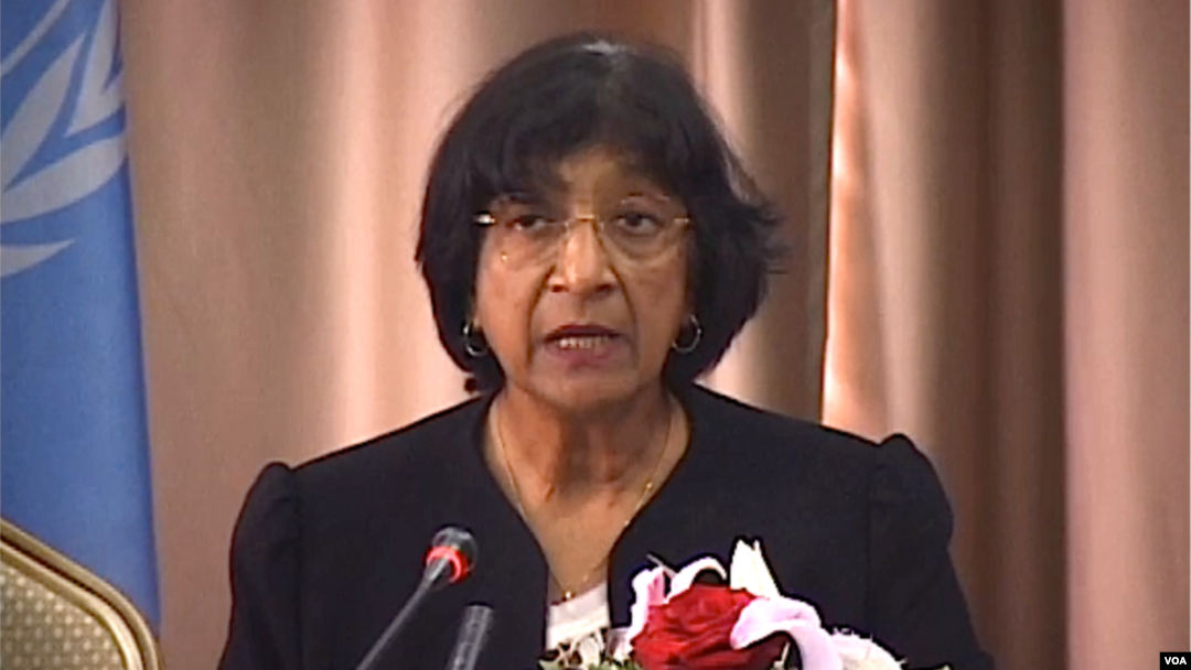 Komisaris Tinggi PBB untuk HAM, Navi Pillay menyatakan keprihatinan situasi politik di Republik Afrika Tengah (foto: dok). 
