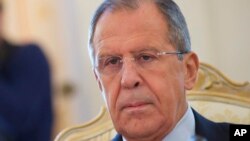 Menlu Rusia Sergei Lavrov mendesak persetujuan mengenai daftar kelompok teroris yang ada di Suriah (foto: dok).