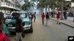 Junho de 2012. Manifestação dos veteranos de guerra em Luanda, Angola 