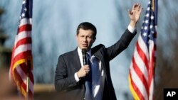 Democratic presidential candidate former South Bend Mayor Pete Buttigieg campaigns Feb. 29, 2020, in Nashville, Tenn. 