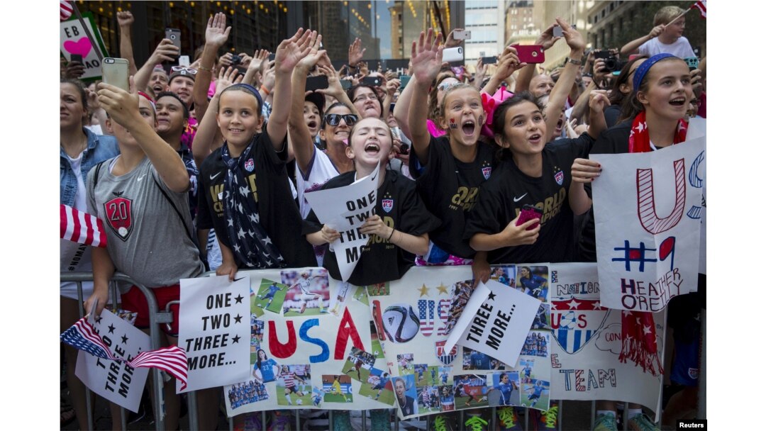 U.S. Women's World Cup Champions Celebrate in New York