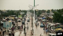 Vue sur le marché de N'Djamena, au Tchad, le 15 août 2017.