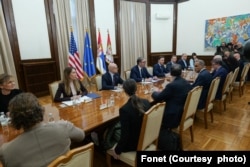 Sastanak američke i srpske delegacije (Foto: FoNet/Milica Vučković)