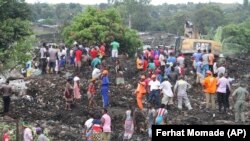 Lixeira do Hulene desabou a 19 de Fevereiro. Maputo, Moçambique