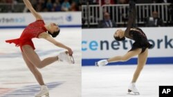 U.S Figure Skaters Mirai Nagasu and Karen Chen 