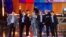 South Korean boy band BTS perform on ABC's "Good Morning America" in Central Park, New York, May 15, 2019.