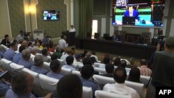 Пресс-конференция министра внутренних дел Таджикистана Рамазона Рахимзода. Душанбе 30 июля 2018