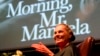 Nelson Mandela's former private assistant Zelda la Grange speaks at the launch of her book "Good Morning, Mr. Mandela" in Johannesburg, June 19, 2014.