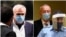 Combo photograph Jovica Stanisic and Franko Simatovic in the courtroom ahead of verdict announcement