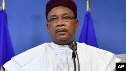 Shugaban Niger Mahamadou Issoufou inda aka yi taron