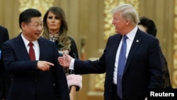 Trump Xi interaction 20171109