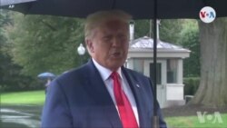 Prezidan Trump Menen Kanpay nan Wisconsin Pandan Biden te Ale nan Pensilvani