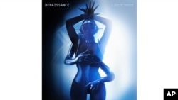 This image provided by Parkwood Entertainment shows promotional art for "Renaissance: A Film by Beyoncé."
