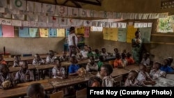 Students at the Lira Integrated School in Lira, Uganda.