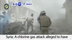VOA60 World - Rescue Workers Report Chlorine Attack on Aleppo