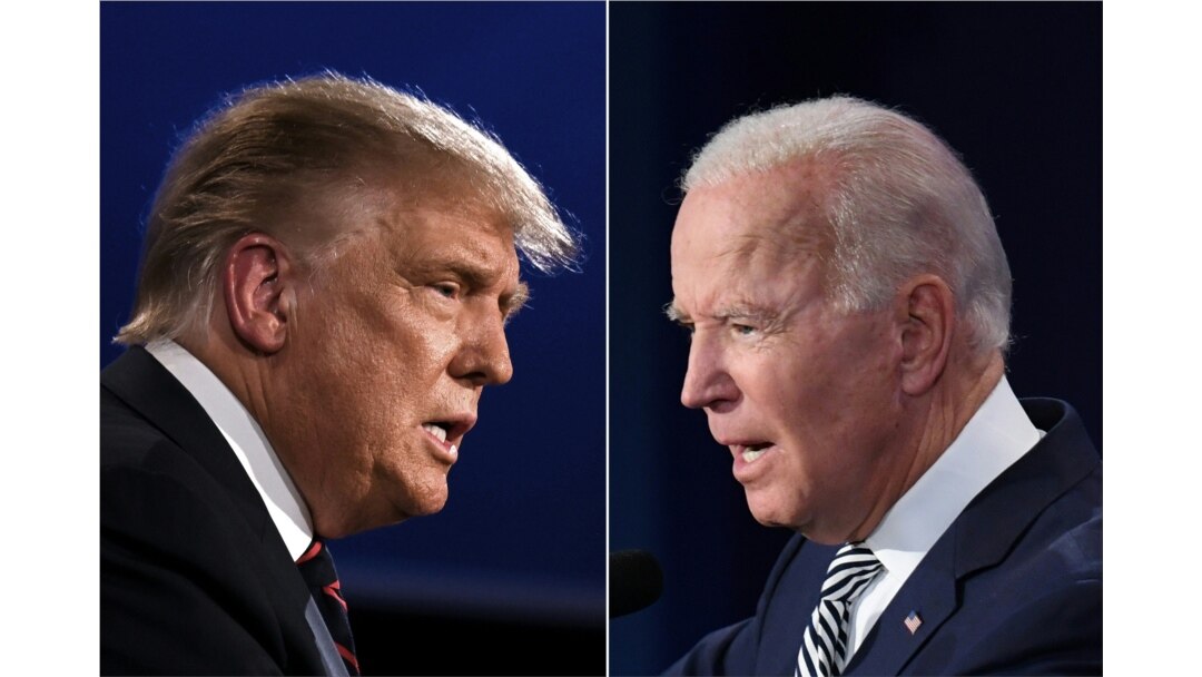 President Donald Trump and Vice-President (D) Joe Biden