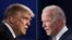 President Donald Trump and Vice-President (D) Joe Biden
