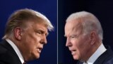 President Donald Trump and Vice-President (D) Joe Biden