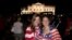 American soccer fans Laura Neff of California (left) and Kayli Westling of Wyoming (right) celebrate the U.S. women’s national team World Cup final victory with the American Outlaws outside the White House, Sunday, July 5.