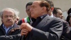 برلسکونی در آستانه شکست از چپ ها