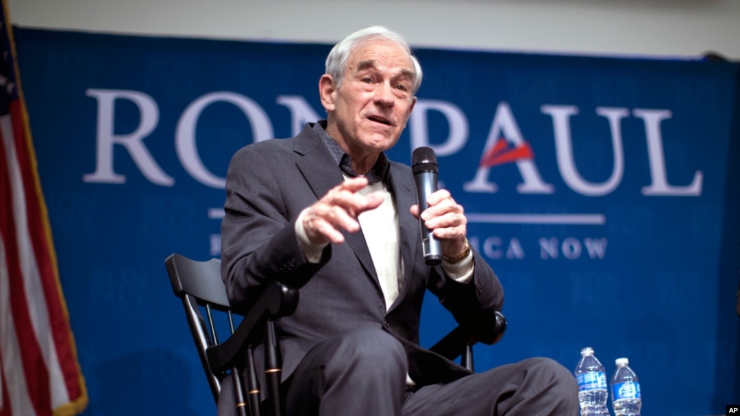 Ron Paul speaks at a campaign stop at the University of New Hampshire, Jan. 6. (AP)
