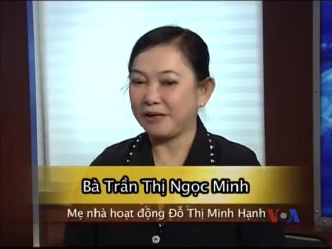 Phỏng vấn mẹ nhà hoạt động Minh Hạnh trước phiên điều trần