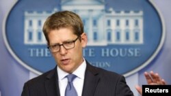 Juru bicara Gedung Putih Jay Carney (Foto: dok).