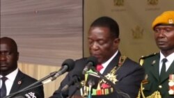 Uzulu Utshaya Izandla uMnangagwa Esithi Lokhe Ehlonipha uMugabe