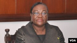 Maria das Neves, candidate à la présidentielle de Sao Tomé-et-Principe.