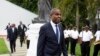 Haiti's prime minister Jean-Henry Ceant walks after his ratification ceremony at the national palace in Port-au-Prince, Haiti, Sept. 17, 2018.